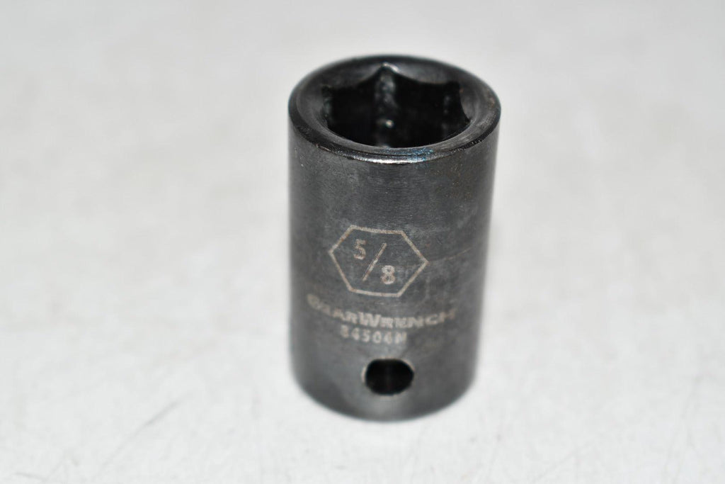 Gearwrench 84504N 5/8'' - 1/2'' Drive 6 Point Shallow Impact Socket Standard SAE