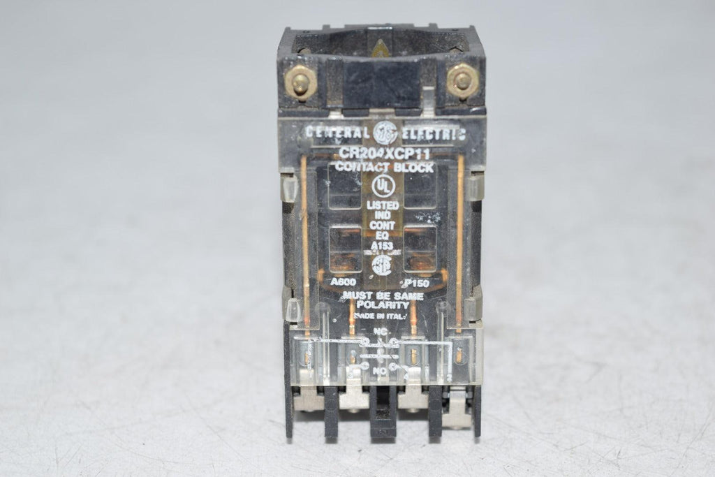 General Electric CR204XCP11 Contact Block