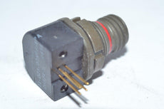 Glenair 801-011-07NF6-4PA Circular MIL Spec Connector RCPT STAND EPOXY POT PIN PC TAIL