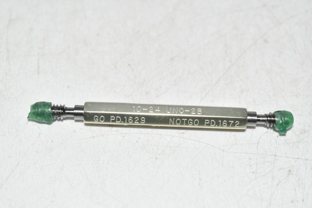 GSG 10-24 UNC-2B Thread Plug Gage GO/NO GO .1629 No Go .1672