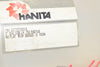 HANITA Z377376059A 3'' DIa Cobalt L-H .750 Radius 3FL Reduced Shank End Mill