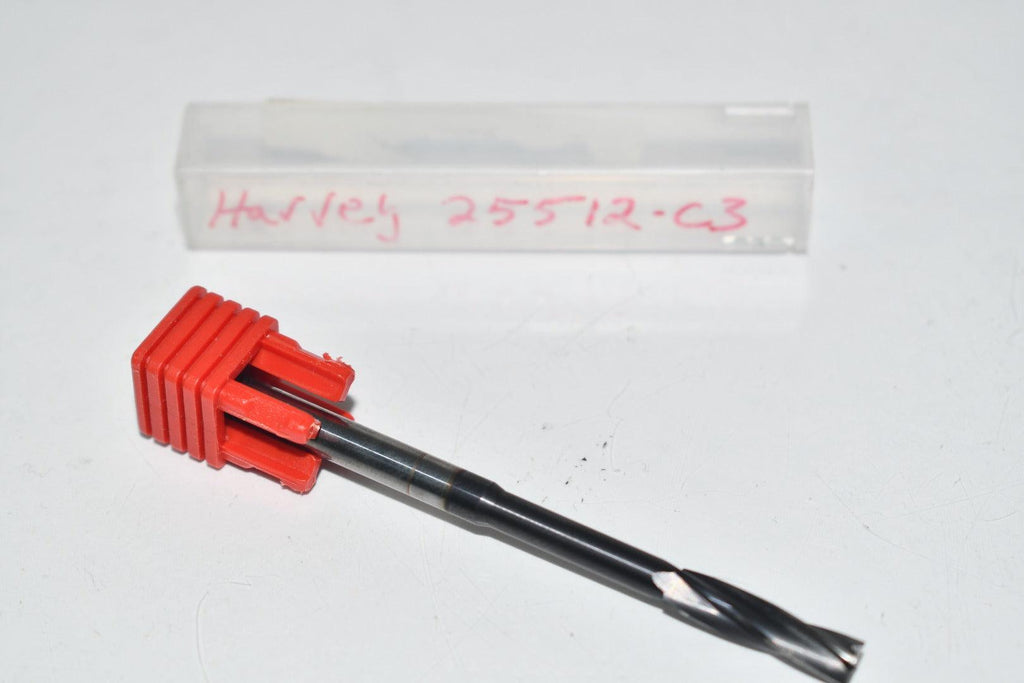 Harvey Tool 25512-C3 3/16'' x 3/4'' LOC 4FL AlTiN Carbide Counterbore SQ Cutter