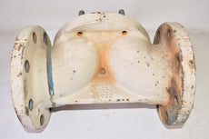 Heavy Industrial 4'' DOW, WP 125, Lined Diaphragm Valve Body