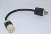 Hubbell 231A 20A 125V 15A 125V Plug & Receptacle 17'' Power Cable