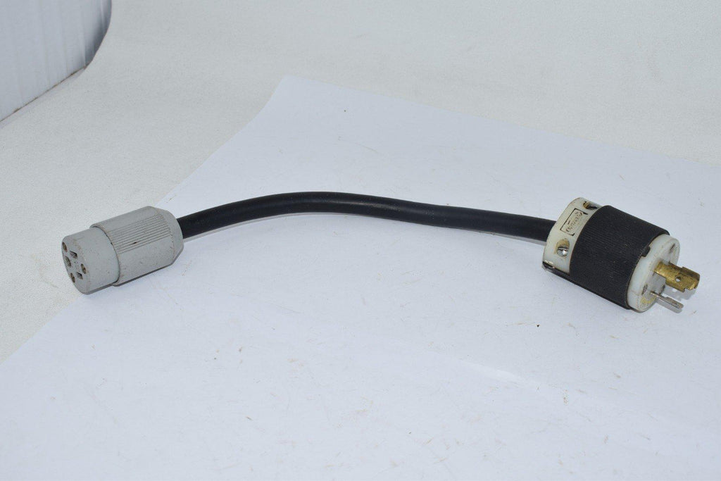 Hubbell Arrow-Hart 20A 125V 15A 125V Plug & Receptacle 16'' Power Cable