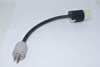 Hubbell Arrow-Hart 231A 20A 125V 16'' Plug & Receptacle Power Cable Pigtail