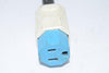 Hubbell Assy 231A 20A 125V Plug Leviton 15A 125V Receptacle 17'' OAL Power Cable