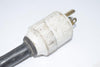Hubbell Bryant 231A 20A 125V 5-15 15A 32'' Plug & Receptacle Power Cable Pigtail