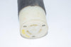 Hubbell Leviton 20A 125V 5266-C 5-15P Plug & Receptacle 26'' Power Cable