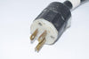 Hubbell Leviton 231A 20A 125V 5266-C 51-15P 48'' Plug & Receptacle Power Cable Pigtail