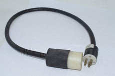 Hubbell Leviton 5266 5-15P 20A 125V 231A Plug & Receptacle 38'' Power Cable