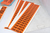 Huge Lot of Brady Volts Labels Mixed Volts and Sizes
