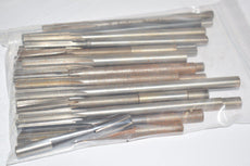 Huge Lot of HSS Chucking Reamers Mixed Size Mixed Brands L&I Etc. 5LBS