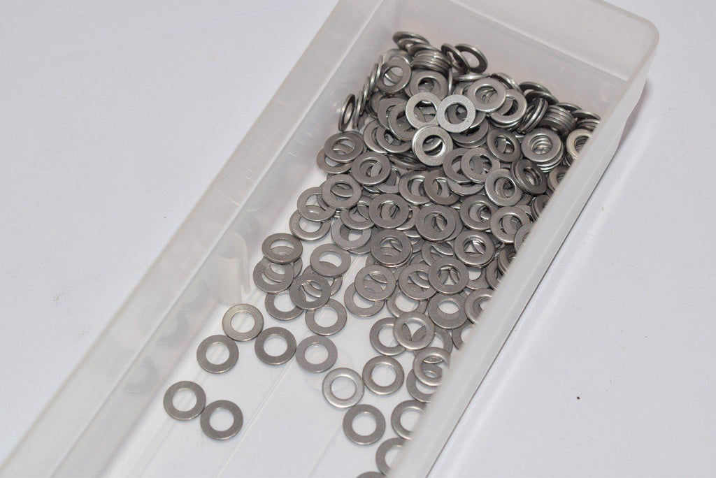 Huge Lot of NEW McMaster-Carr 18-8 Stainless Steel Mil. Spec. Washer Passivated, Number 8 Screw Size, NAS 620-C8