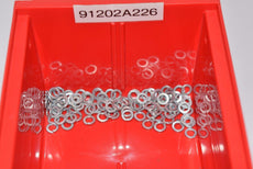Huge Lot of NEW Zinc-Plated Steel Split Lock Washers for M4 Screw Size, 4.4 mm ID, 7.6 mm OD