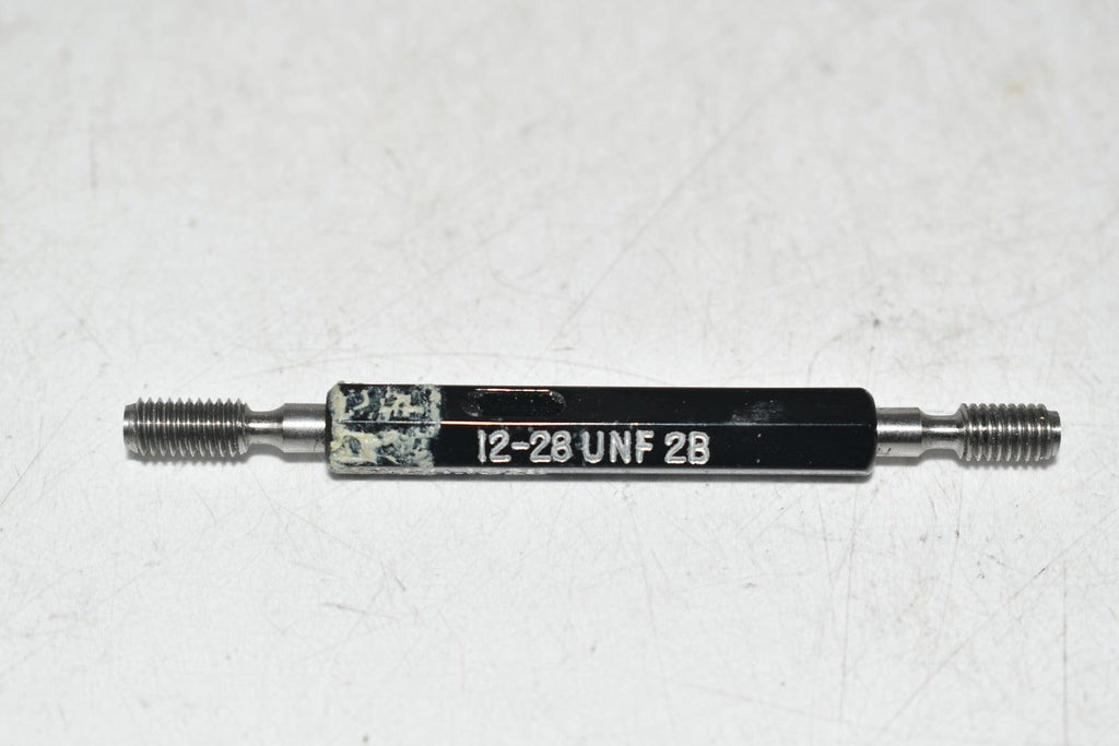 Ideal Thread Gage 12-28 UNF-2B Thread Plug Gage GO/NO GO .1928 No Go .1970