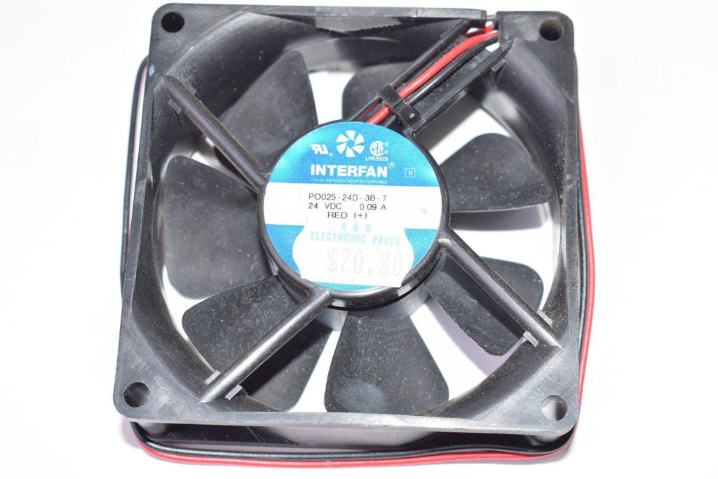 Interfan PO025-24D-3B-7, LR65829, 24VDC Cooling Fan