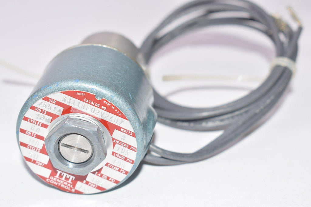 ITT General Controls, Catalog No. S311BF02V2A07, 120V 8 Watts Solenoid Valve