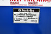 Justrite 861528 Piggyback Hazardous material Fire Steel Safety Cabinet, 15 gal, Steel, Blue