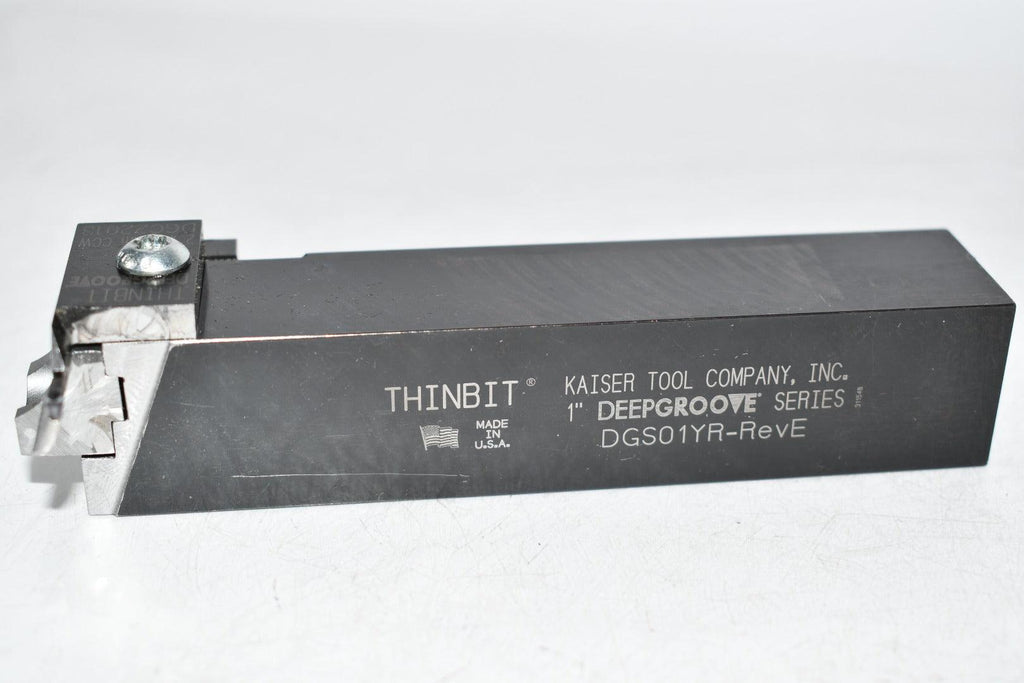 Kaiser Thinbit DGS01YR 1'' Deepgroove Grooving Tool Holder DGH4201325