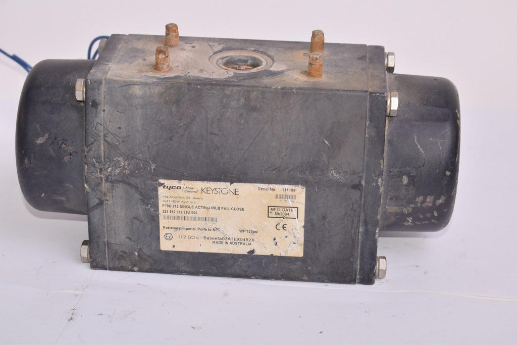 Keystone F79U 012 Single Acting Pneumatic Valve Actuator WP 120 PSI