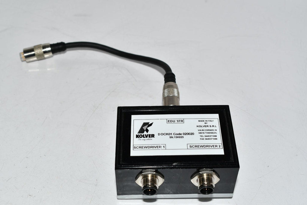 Kolver DOCK01 Dual Output Docking Station for EDU1FR w/ 1 Connector Cable