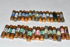 Large Lot of NEW & Used Vintage Fuses Edison Bussmann & Others
