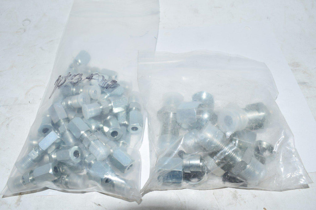 Large Lot of NEW Brennan Mixed Fittings Couplings Straight