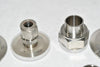 Large Lot of Sanitary Stainless Steel Fittings, Gaskets Seals Flanges Parker & Others