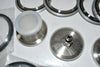 Large Lot of Sanitary Stainless Steel Fittings, Gaskets Seals Flanges