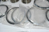 Large Lot of Sanitary Stainless Steel Fittings, Gaskets Seals Flanges