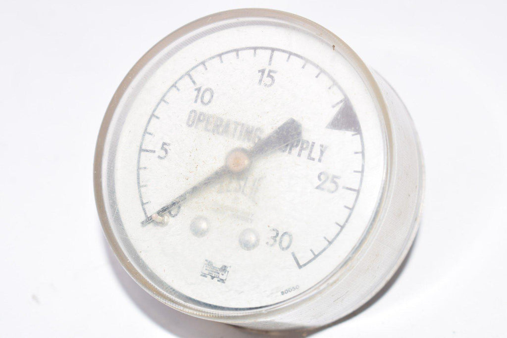 Leslie, Pressure Gauge, B0050, 30 Psi, Operating Supply
