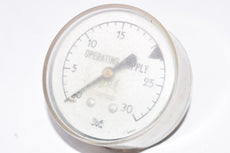 Leslie, Pressure Gauge, B0050, 30 Psi, Operating Supply