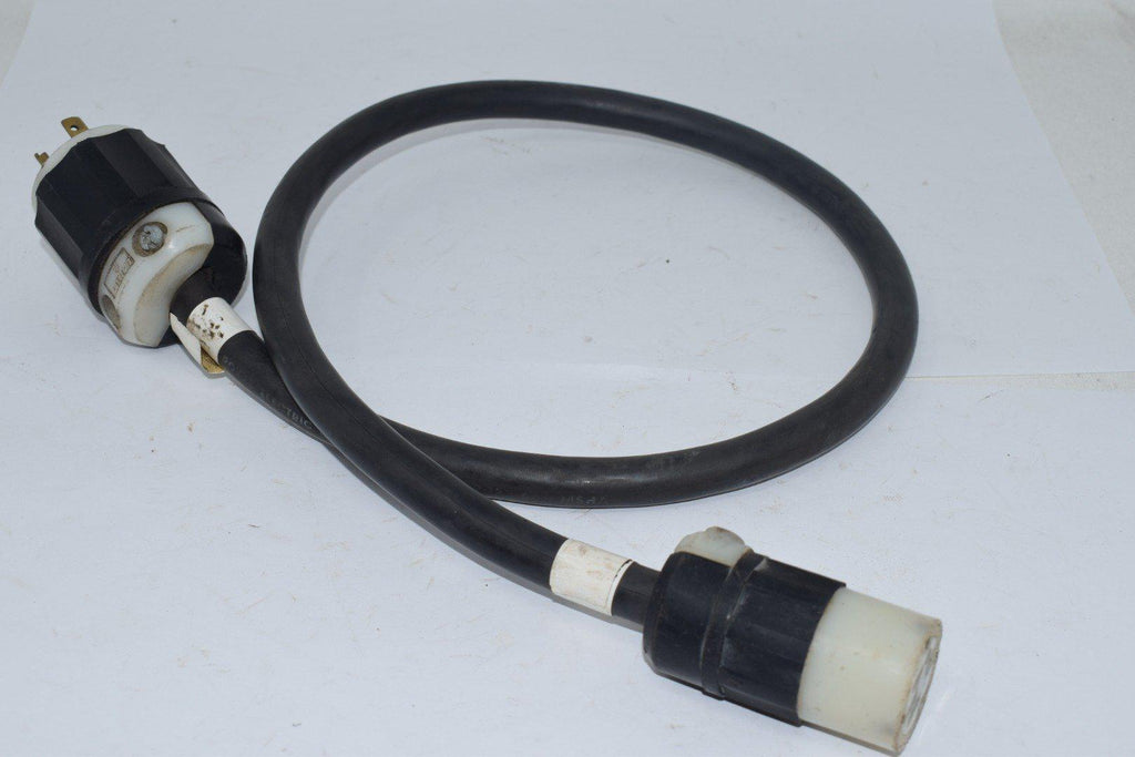 Leviton 20A-125V 5263-C 15A Plug & Receptacle 38'' Power Cable