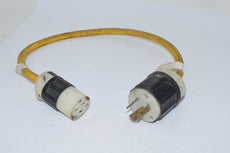 Leviton 2311 L5-20P 5269-C 5-15R Plug & Receptacle 24'' Power Cable