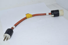 Leviton 2313 L5-20R 5266-C 5-15P Plug & Receptacle 20'' Power Cable