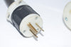 Leviton 2313 L5-20R 5266-C 5-15P Plug & Receptacle 30'' Power Cable