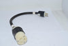 Leviton Assy 2313 L5-20R 6RDG Plug Receptacle 19'' OAL Power Cable