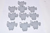 Lot of 10 NEW ABB M4/6 Rail Terminal Blocks - Dark Grey