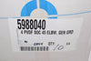 Lot of 10 NEW Asahi 5988-040 4 PVDF Socket 45 deg Elbow, AGRU Fitting 4''