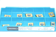 Lot of 10 NEW Ingersoll CDE323R22 Carbide Inserts, Grade 581, 9PK27