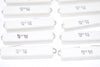 Lot of 10 NEW P312 ECG 1 OHM 5% Cement Resistors