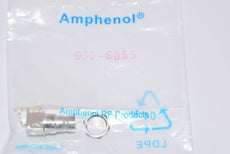 Lot of 11 NEW Amphenol RF 031-6055 RF Connectors / Coaxial Connectors MINI BNC R/A PC JACK 75ohm Ni PLATED