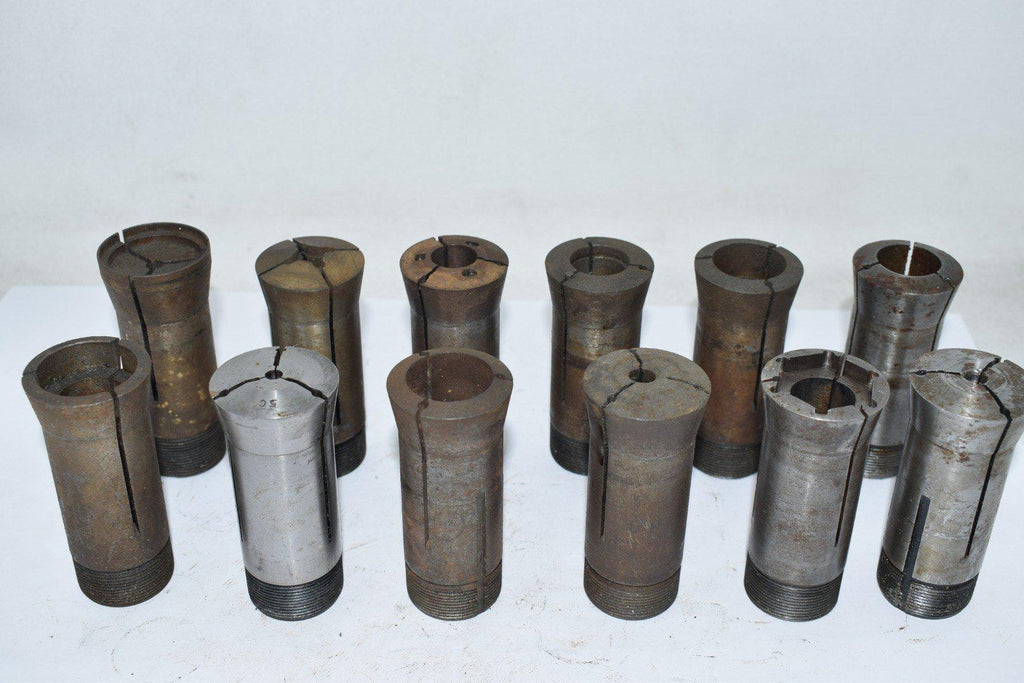 Lot of 12 5C Collets, Round Brass & Regular