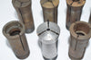 Lot of 12 5C Collets, Round Brass & Regular