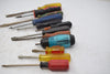 Lot of 12 Screwdrivers, Mixed lot Flathead Phillips Multibit & More