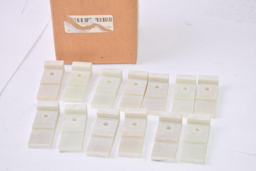 Lot of 13 NEW Threaded Spacer Fittings, 1/4'' Thread x 2-3/4'' OAL x 1'' W