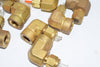 Lot of 13 Parker Swagelok Brass Fitting Mixed Lot