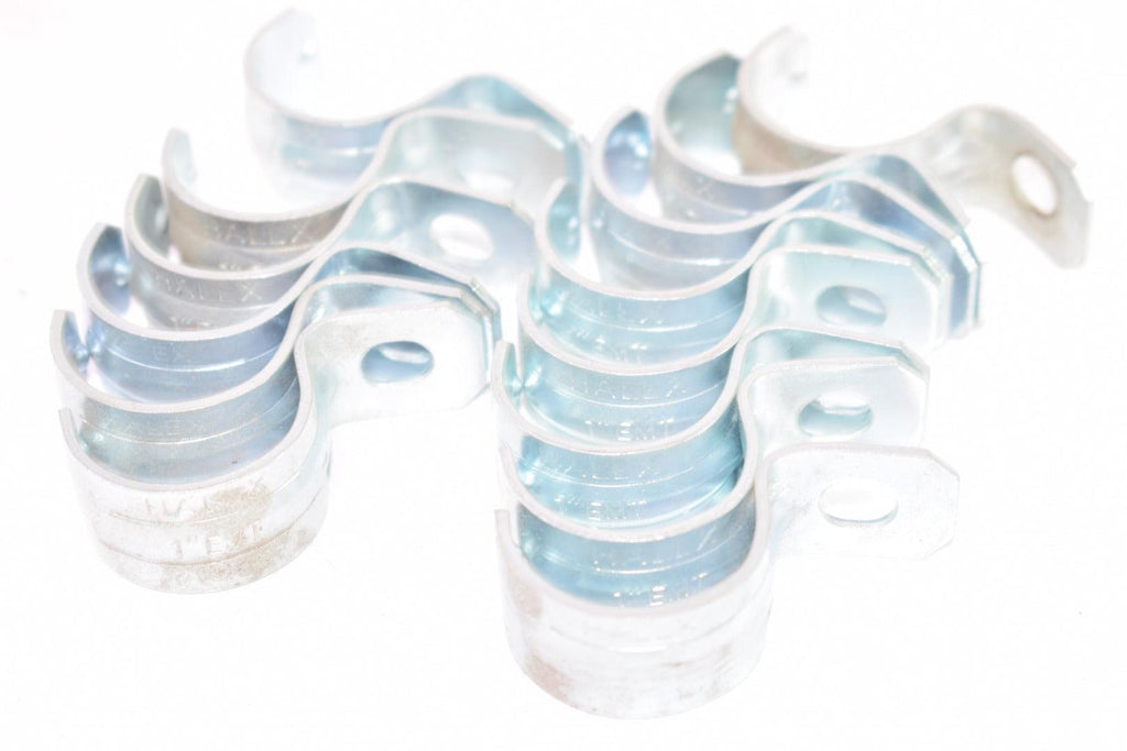 Lot of 14 HALEX 1'' EMT One Hole Straps Electrical Fittings