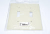 Lot of 15 NEW Hubbell NP21 Outlet Box Covers Ivory